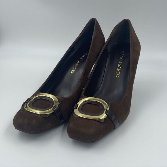 NWT NIB Franco Sarto Madame Heels - Picture 1 of 8